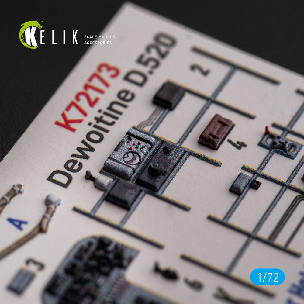 Kelik K3D72173 1:72 Dewoitine D.520