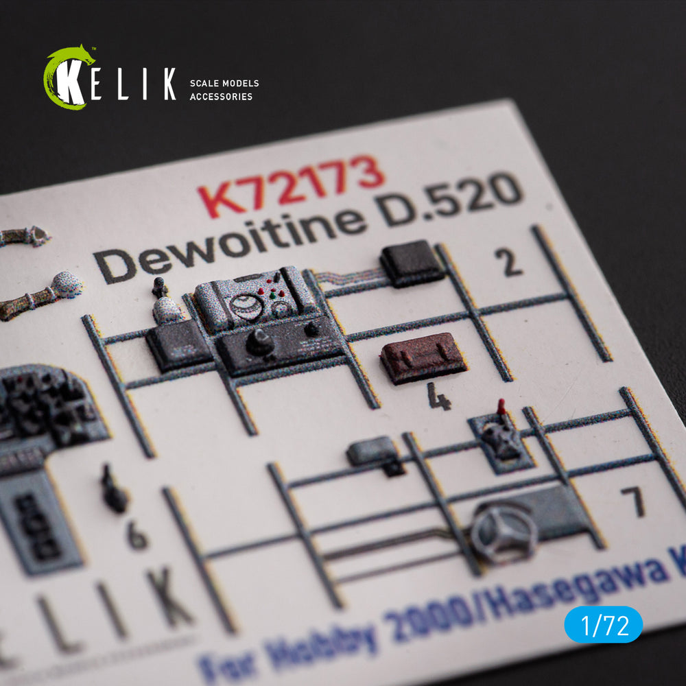Kelik K3D72173 1:72 Dewoitine D.520