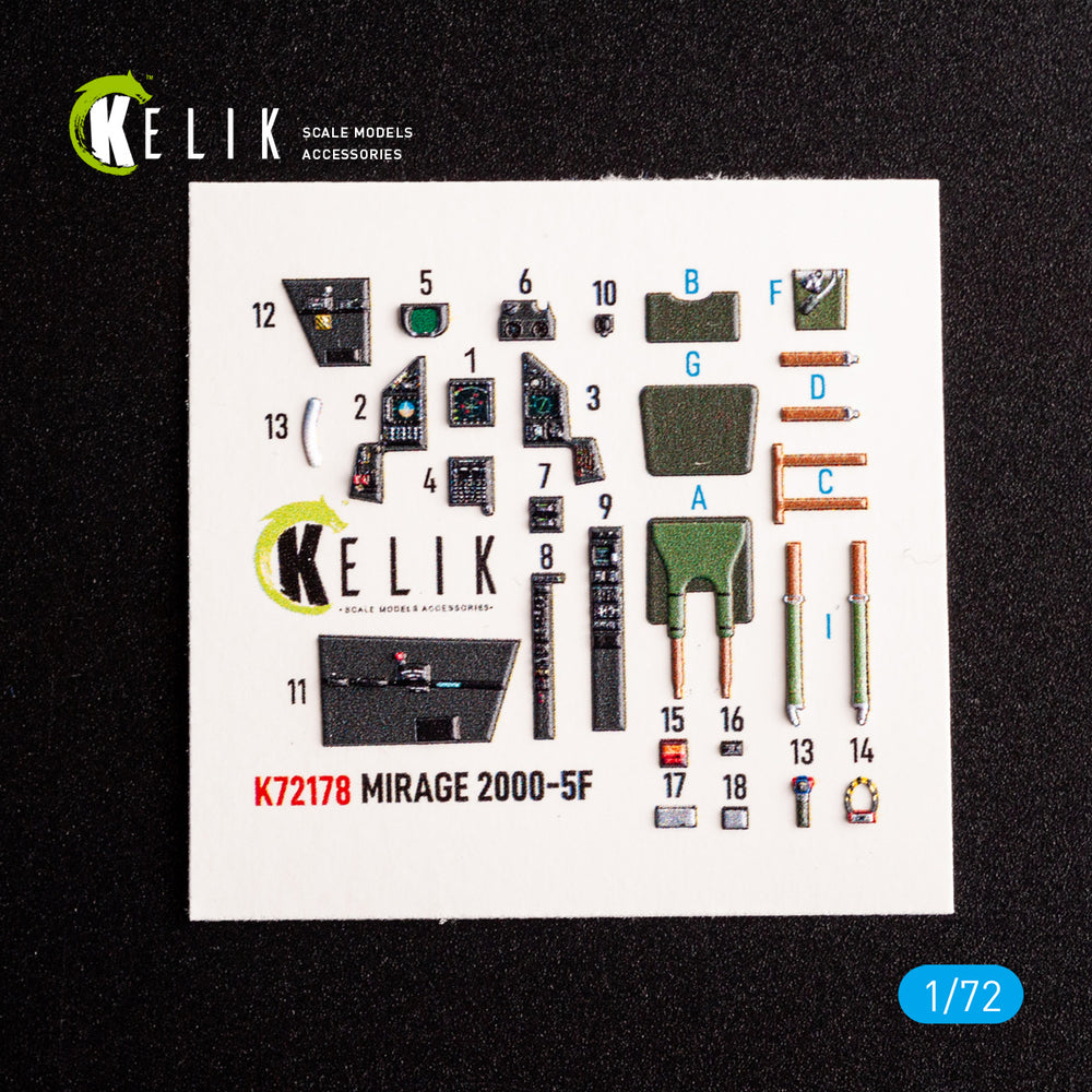 Kelik K3D72178 1:72 Dassault_Mirage 2000-5F