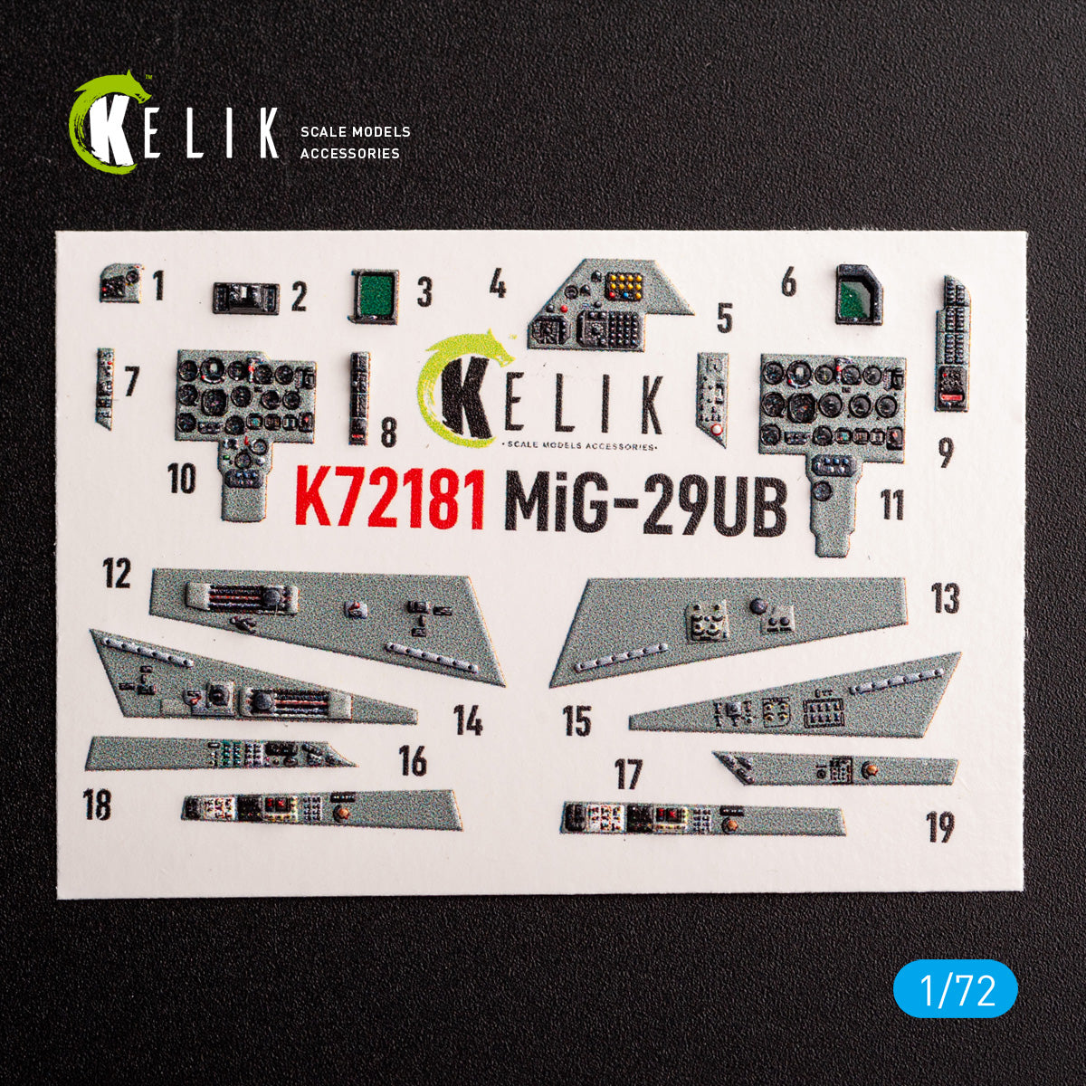 Kelik K3D72181 1:72 MiG-29UB