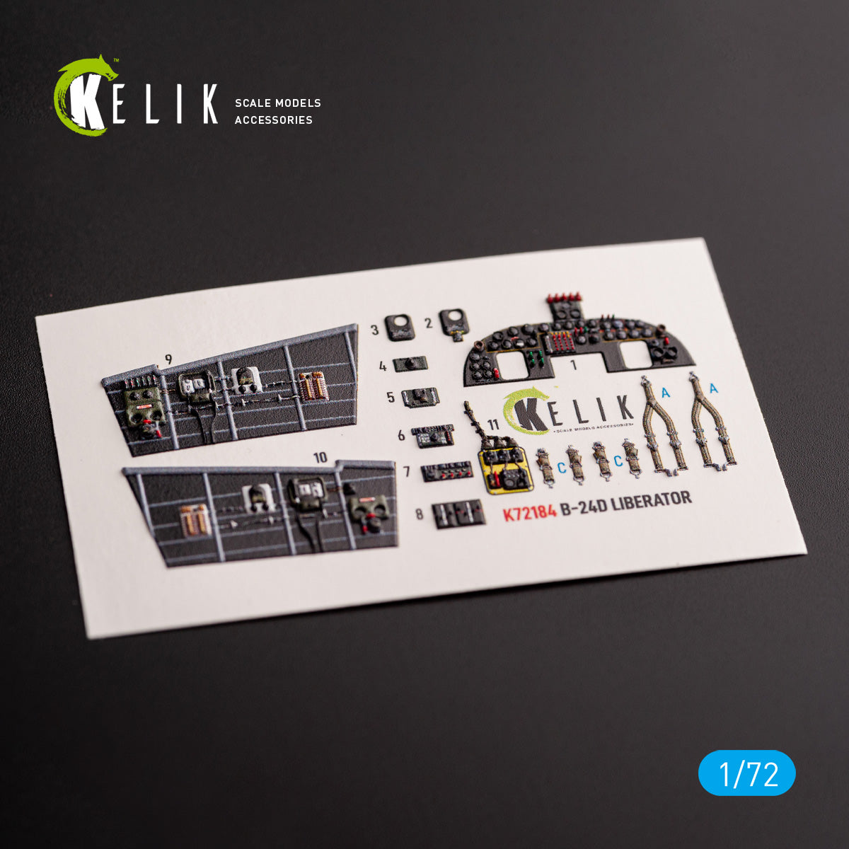 Kelik K3D72184 1:72 Consolidated B-24D Liberator