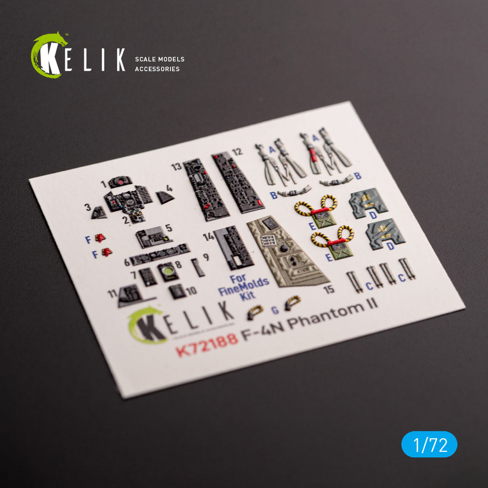 Kelik K3D72188 1:72 McDonnell F-4N Phantom