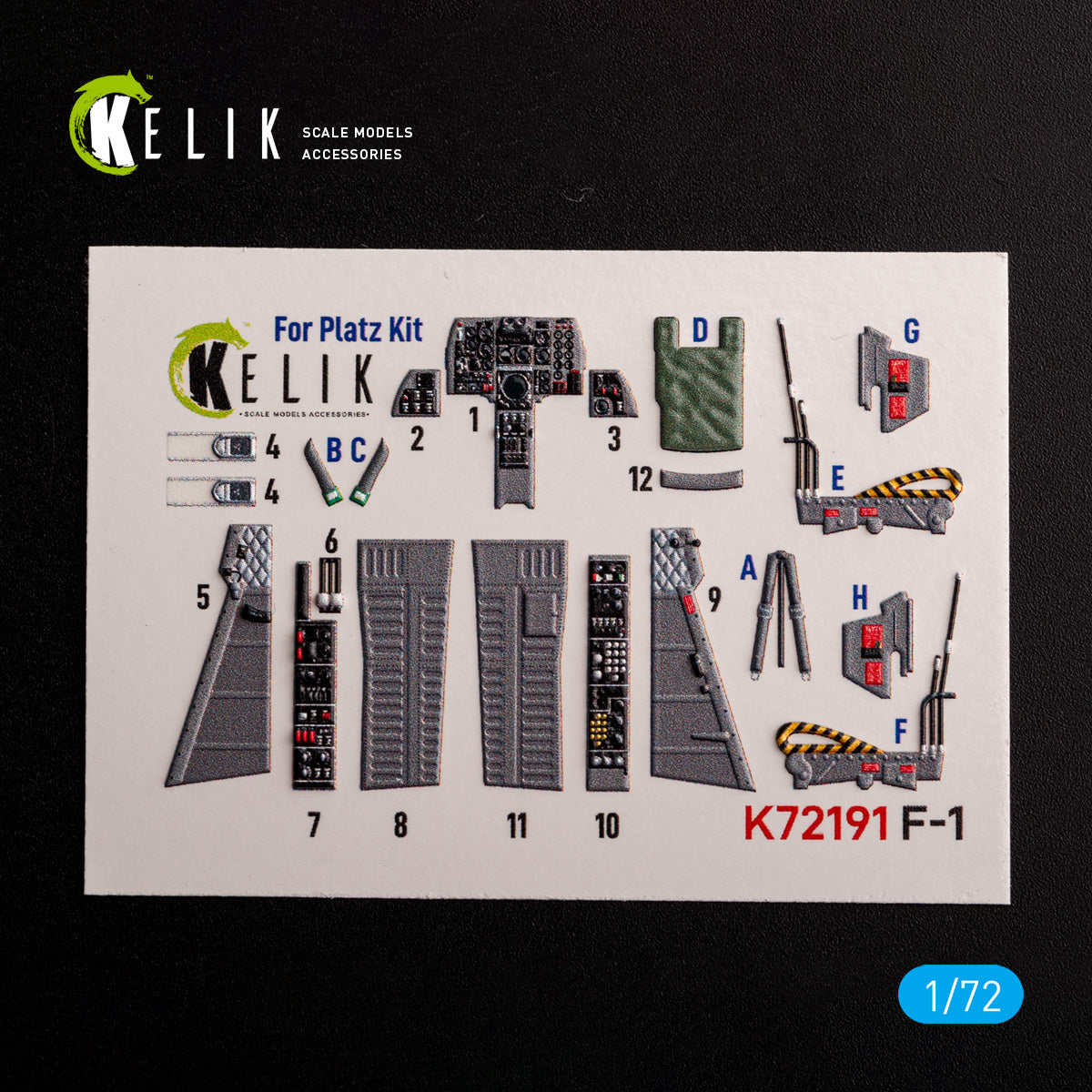 Kelik K3D72191 1:72 F-1 Support Fighter