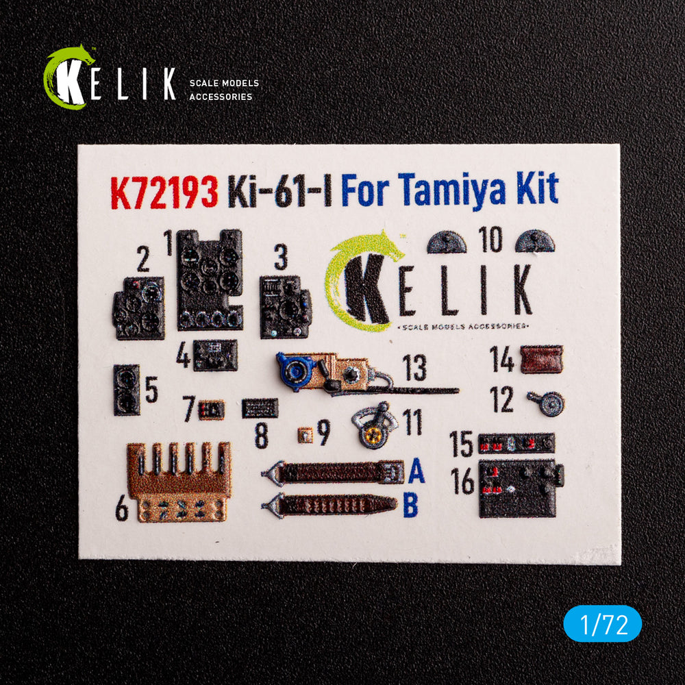 Kelik K3D72193 1:72 Kawasaki KI-61