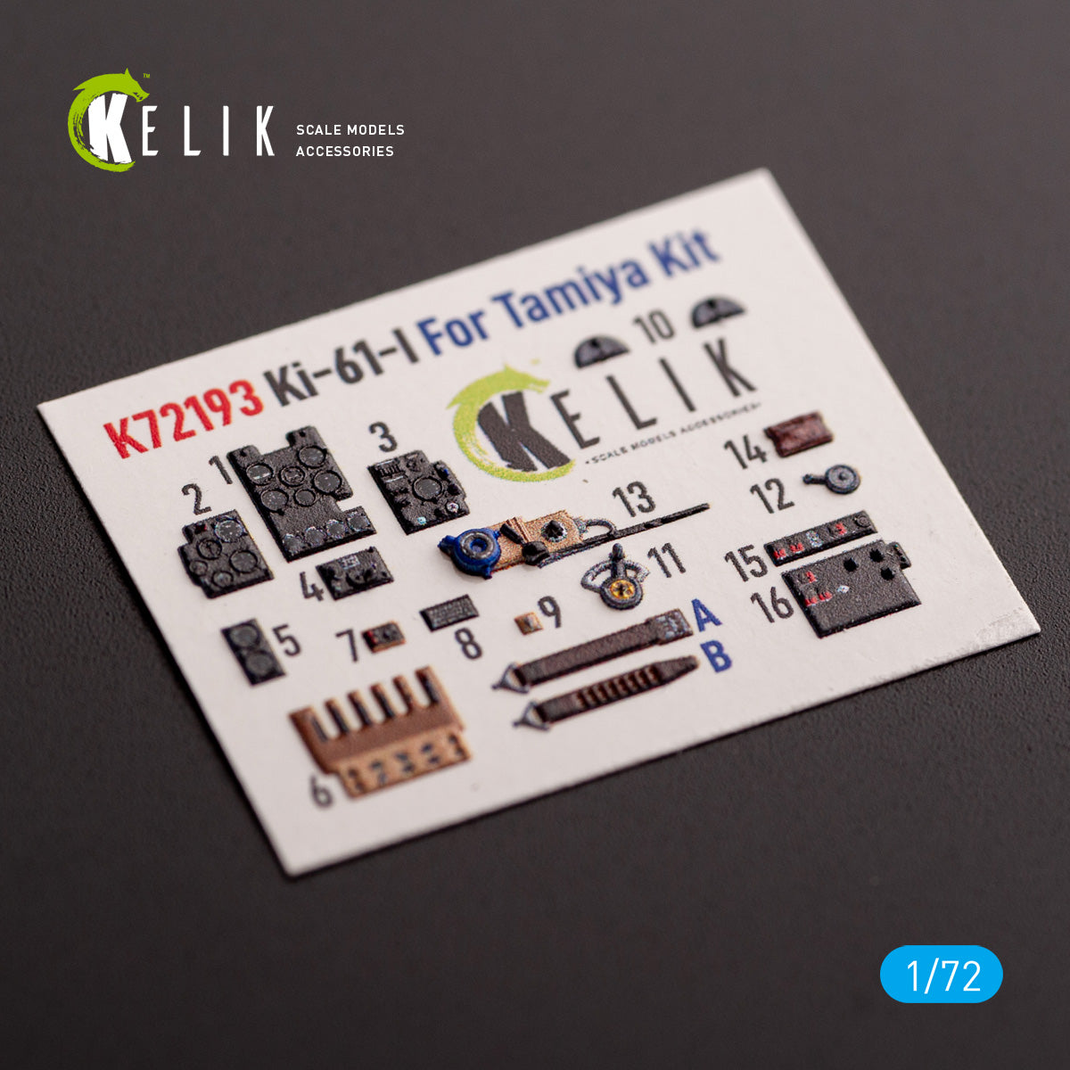 Kelik K3D72193 1:72 Kawasaki KI-61