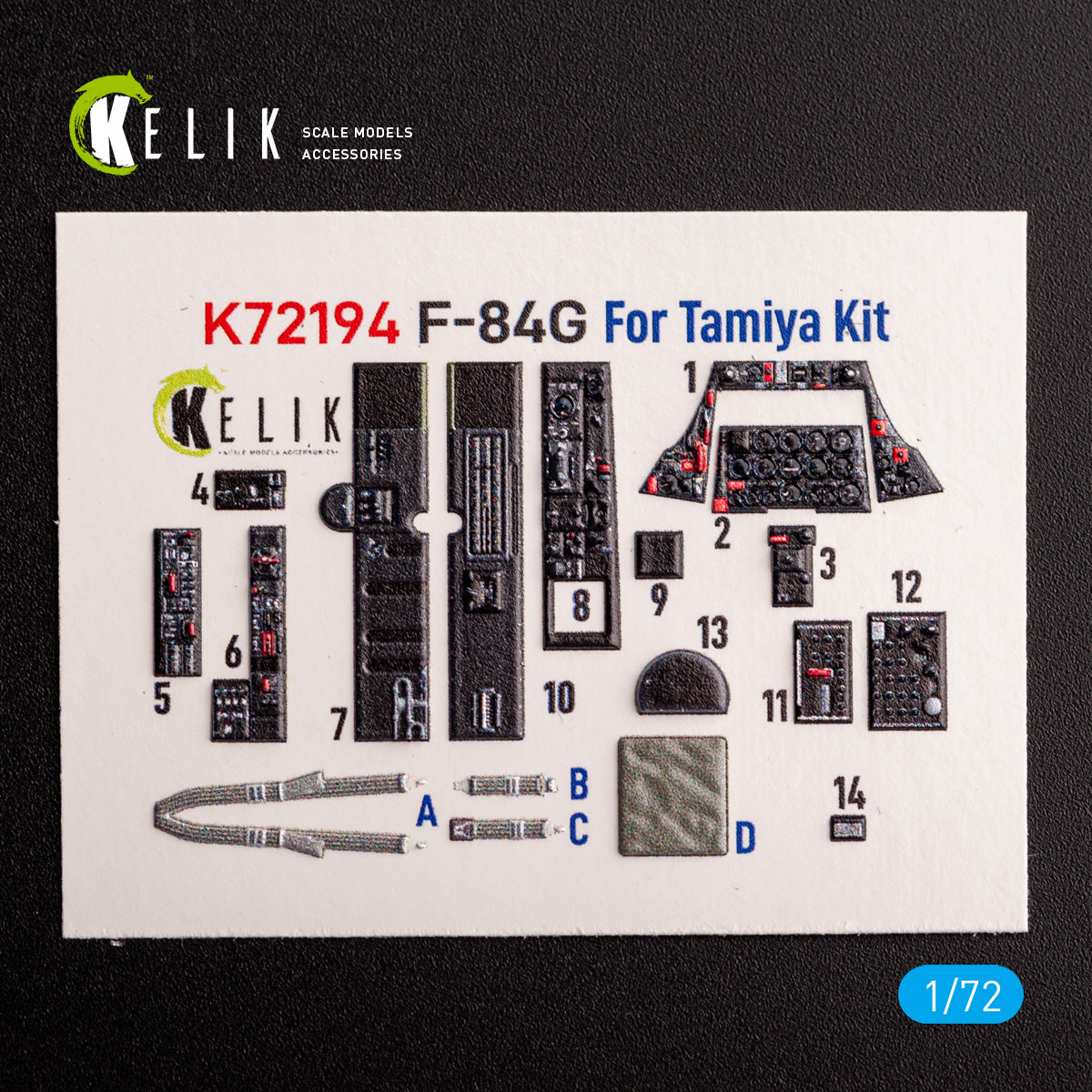 Kelik K3D72194 1:72 Republic F-84G Thunderjet