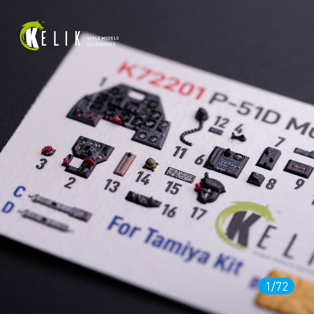 Kelik K3D72201 1:72 P-51D Mustang