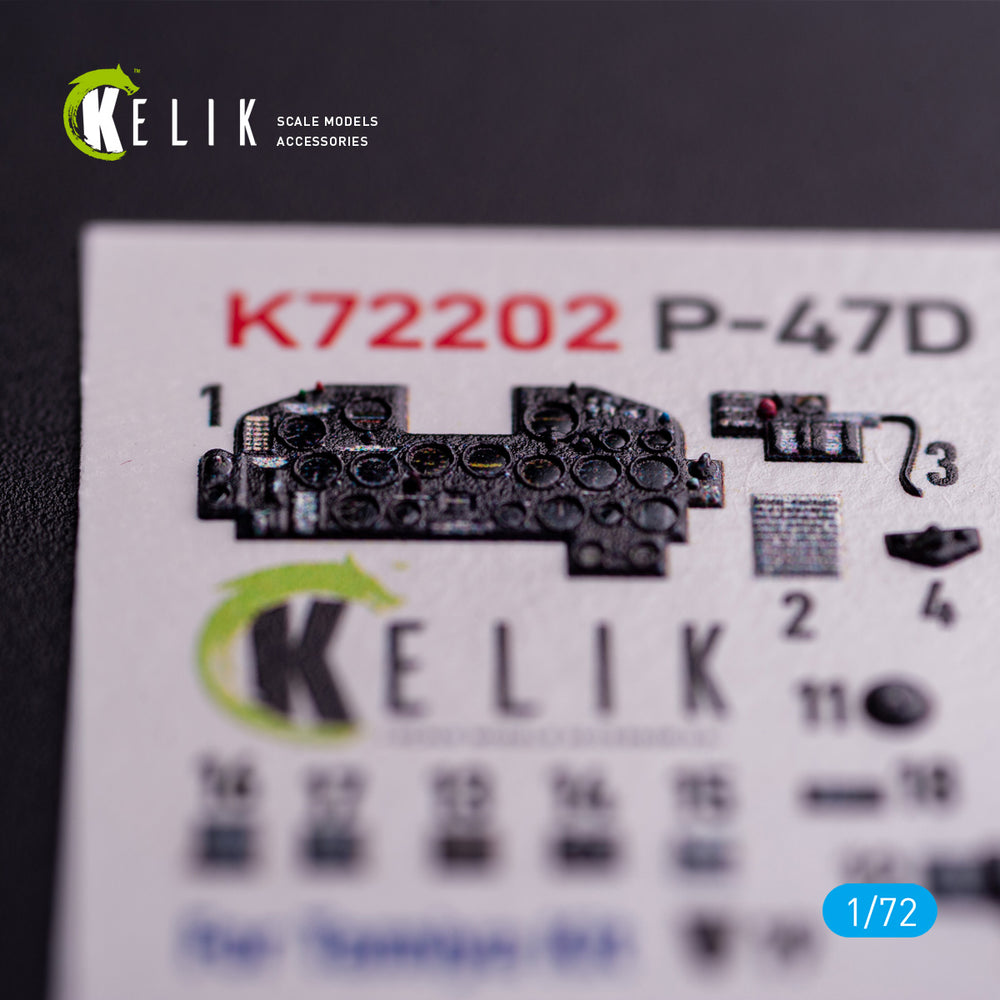 Kelik K3D72202 1:72 Republic P-47D Thunderbolt Razorback