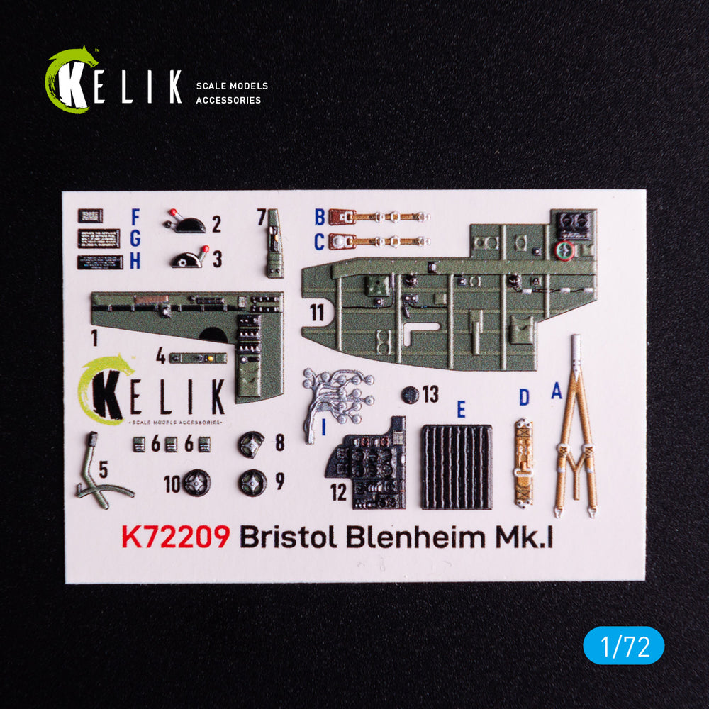 Kelik K3D72209 1:72 Bristol Blenheim Mk.I