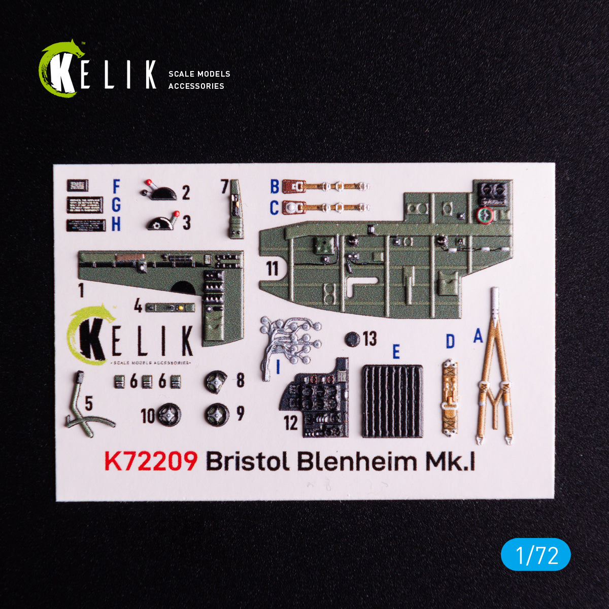 Kelik K3D72209 1:72 Bristol Blenheim Mk.I