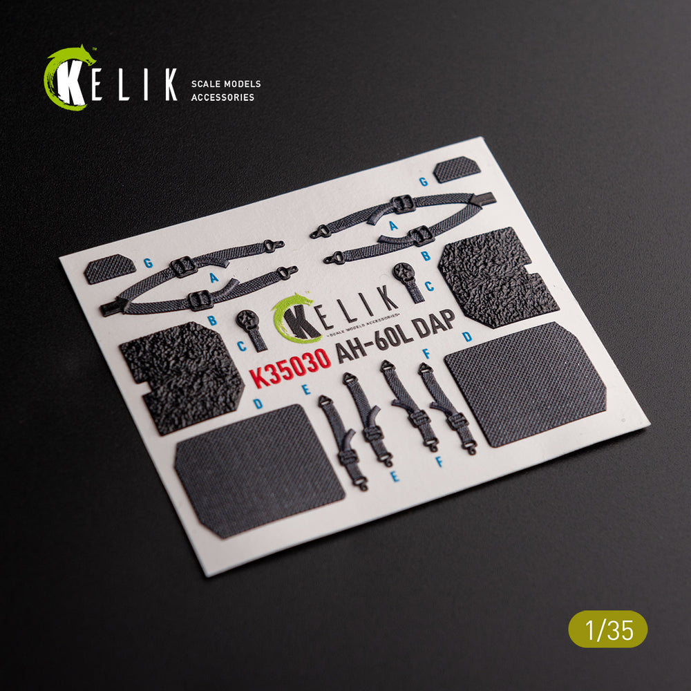 Kelik K3D35030 1:35 Sikorsky Sikorsky AH-60L DAP interior 3D-decals
