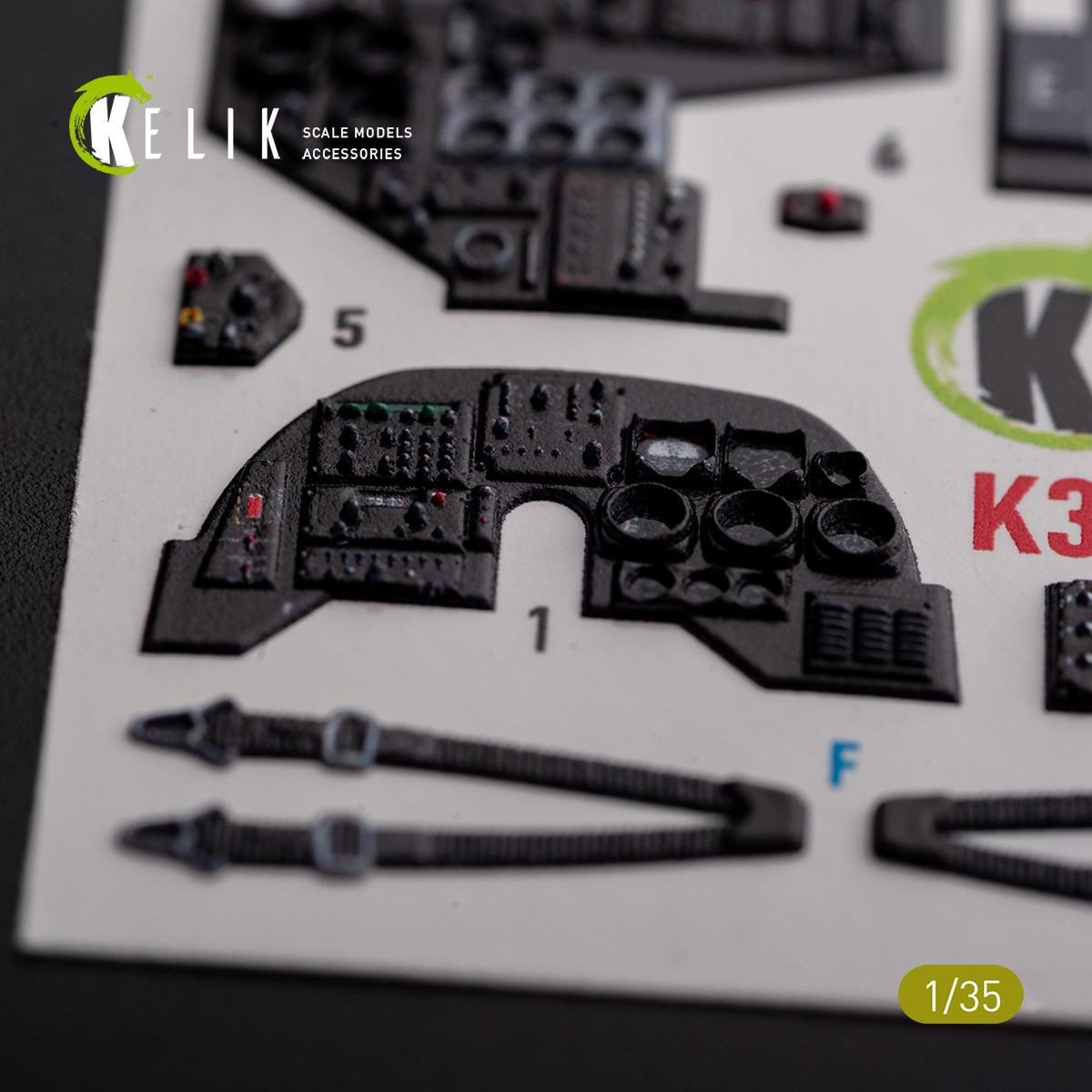 Kelik K3D35032 1:35 Bell AH-1W interior 3D-decals
