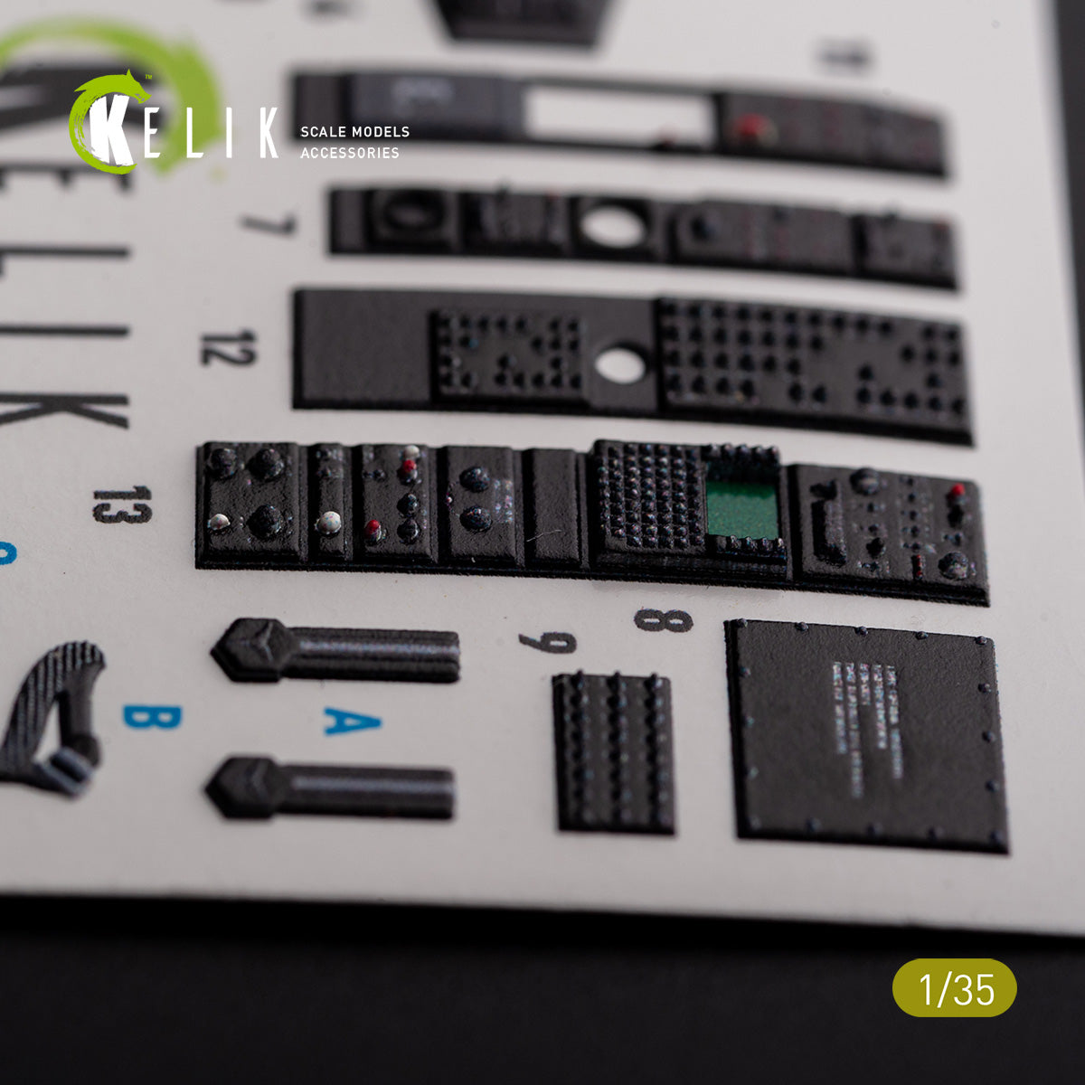 Kelik K3D35032 1:35 Bell AH-1W interior 3D-decals