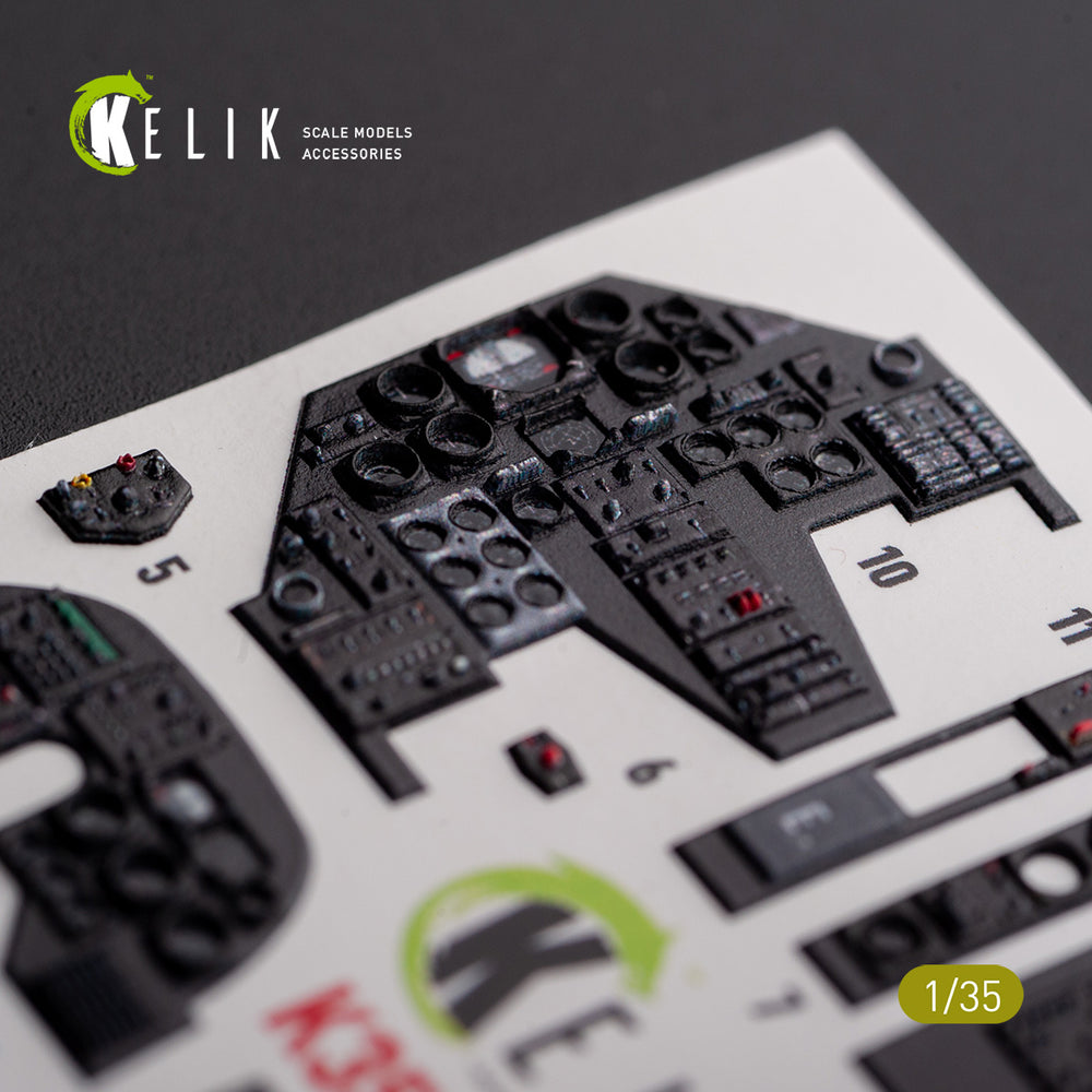 Kelik K3D35032 1:35 Bell AH-1W interior 3D-decals