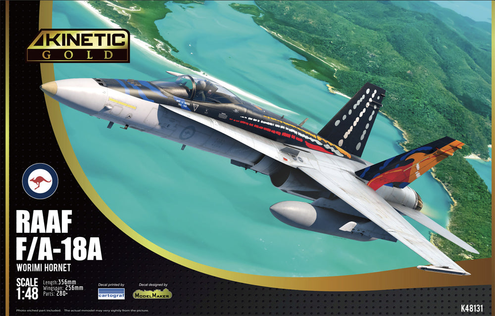Kinetic Model Kits K48131 1:48 McDonnell-Douglas F/A-18A Hornet RAAF Worimi