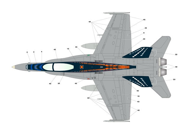 Kinetic Model Kits K48131 1:48 McDonnell-Douglas F/A-18A Hornet RAAF Worimi
