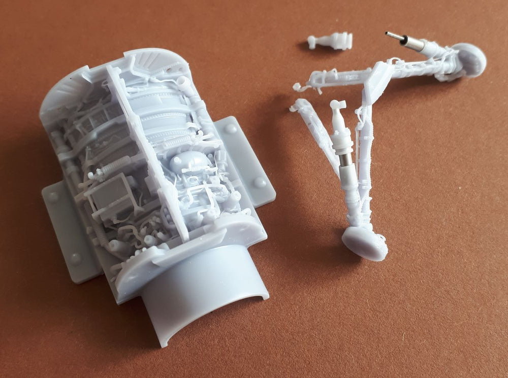Kazan KAZ48013TAM F-16C Wheel Wells and Landing Gear for Tamiya 1:48