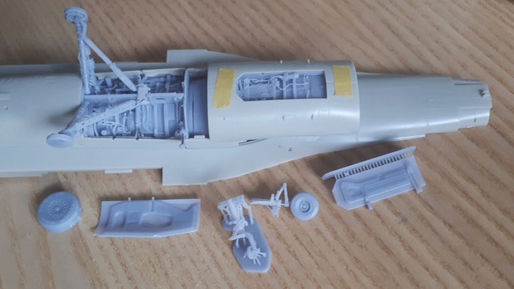 Kazan KAZ48013TAM F-16C Wheel Wells and Landing Gear for Tamiya 1:48