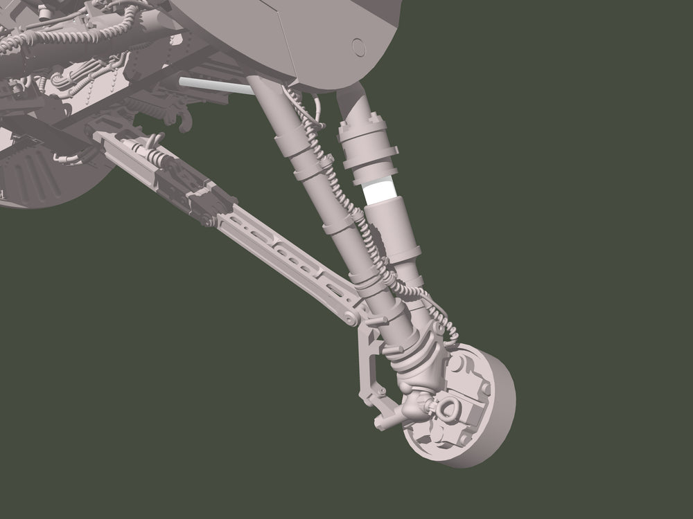 Kazan KAZ48013TAM F-16C Wheel Wells and Landing Gear for Tamiya 1:48