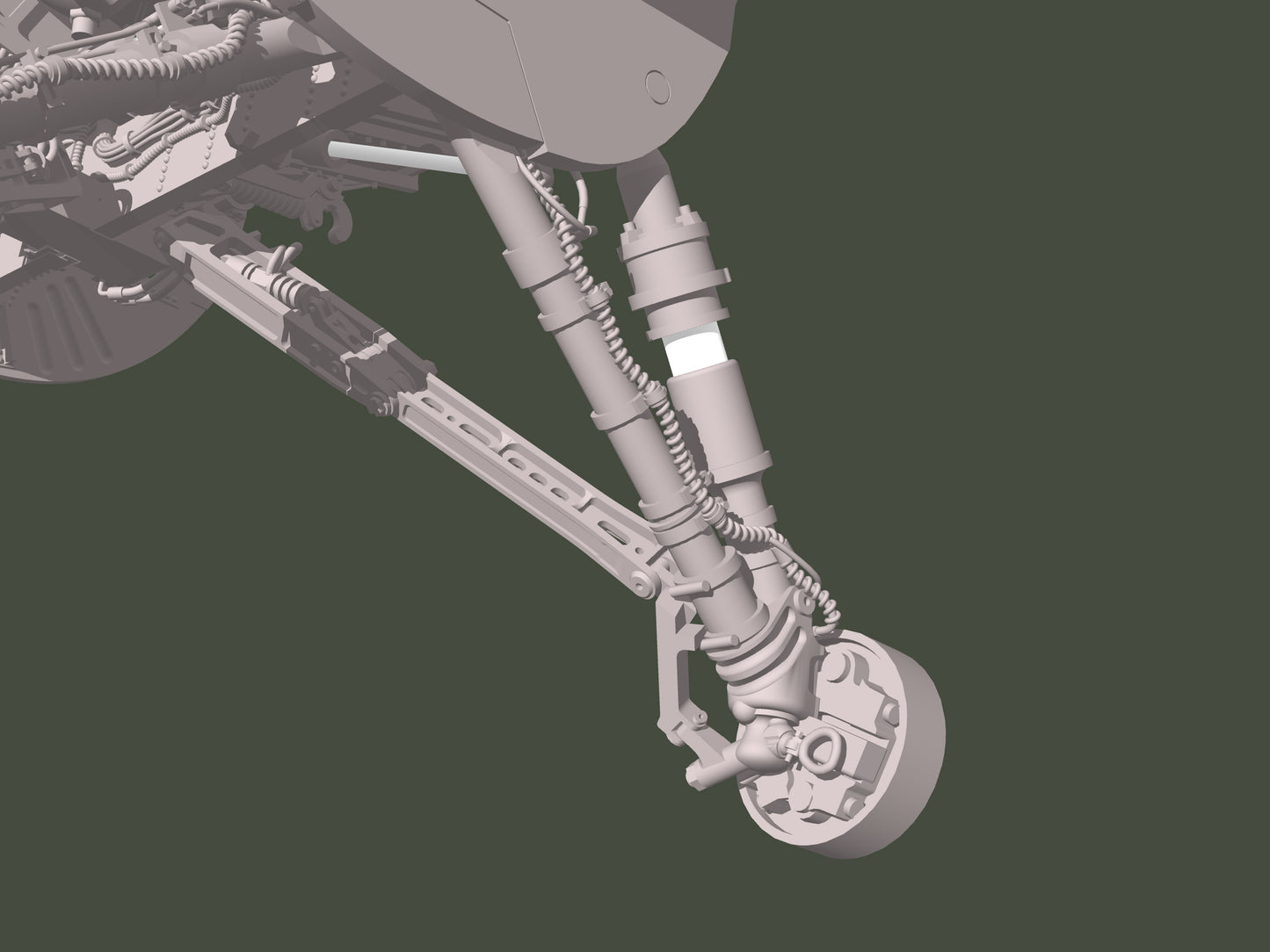 Kazan KAZ48013TAM F-16C Wheel Wells and Landing Gear for Tamiya 1:48