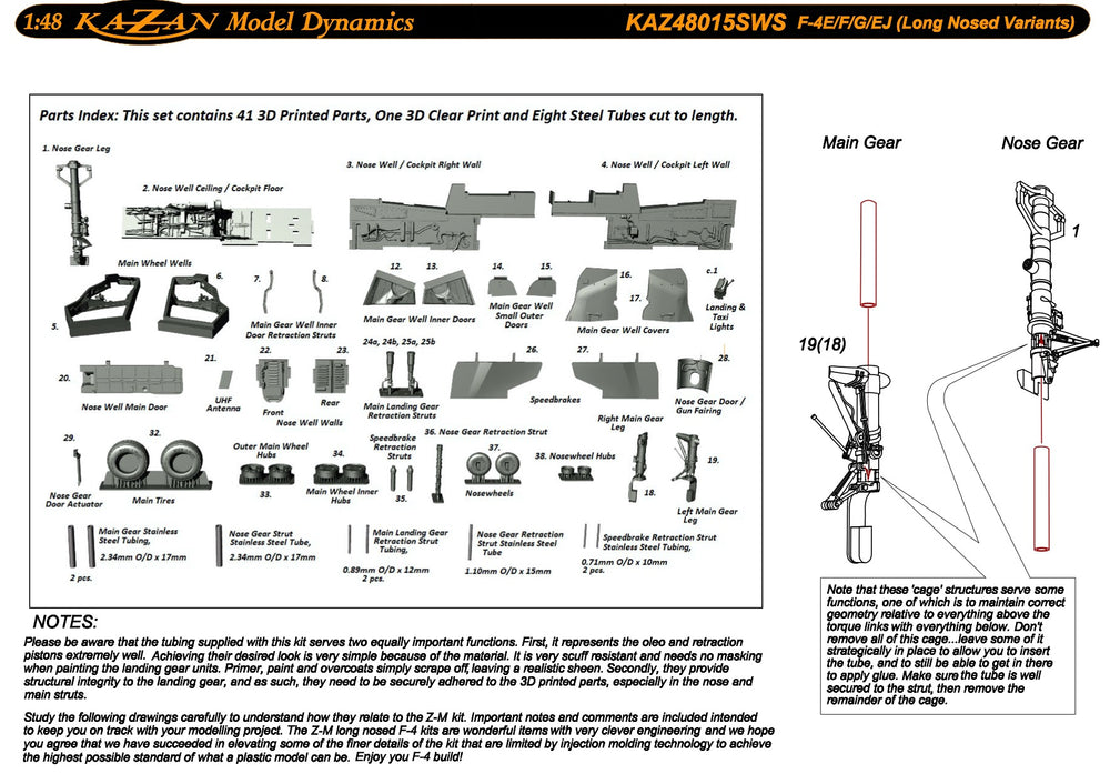 Kazan Model Dynamics KAZ48015SWS 1:48 McDonnell F-4E Phantom II