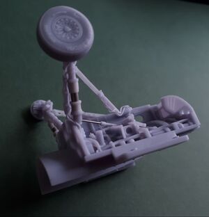 Kazan KAZ48019TAM F-16C Lightweight Landing Gear for Tamiya 1:48
