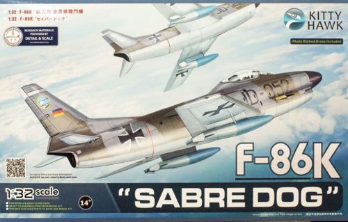 Kitty Hawk Models KH32008 1:32 North-American F-86K Sabre