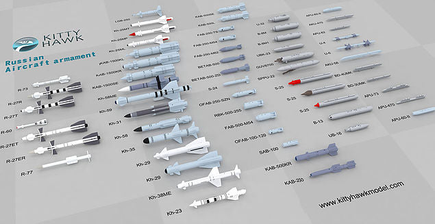 Kitty Hawk Models KH80151 1:48 Soviet/Russian Aircraft armament