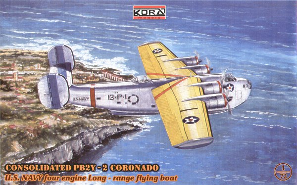Kora KORA7283 1:72 Consolidated PB2Y-2 Coronado flying boat