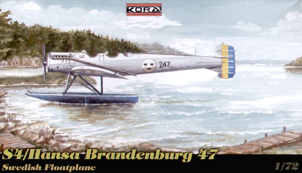 Kora KORA72104 1:72 S4/Hansa-Brandenburg 47 floatplane Decals Sweden
