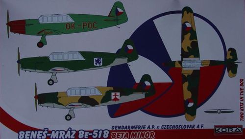 Kora KORA72166 1:72 Benes-Mraz Be-51B