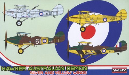 Kora KORA72184 1:72 Hawker Demon Australian Silver and Yellow wings