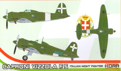 Kora KORA72196 1:72 Caproni-Vizzola F.5 Italian Night Fighter