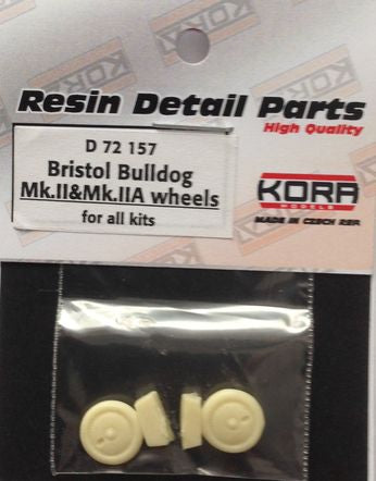 Kora KORAD72157 1:72 Wheels for Bristol Bulldog Mk.II & Mk.IIA