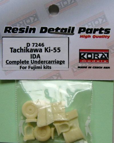 Kora KORAD7246 1:72 Tachikawa Ki-55 IDA Undercarriage