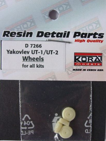Kora KORAD7266 1:72 Wheels for Yakovlev UT-1 / UT-1b