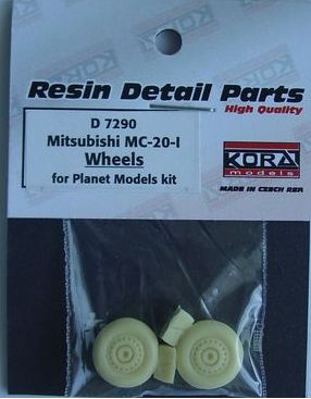 Kora KORAD7290 1:72 Wheels for Mitsubishi MC-20-I