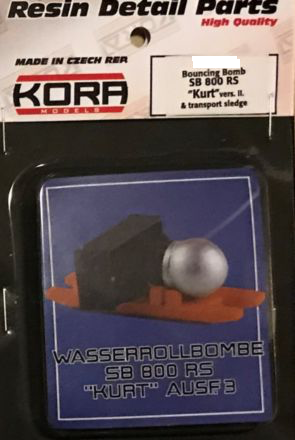 Kora KORC72134 SB 800 RS Kurt Bouncing Bomb Ausf.3 & Cart 1:72