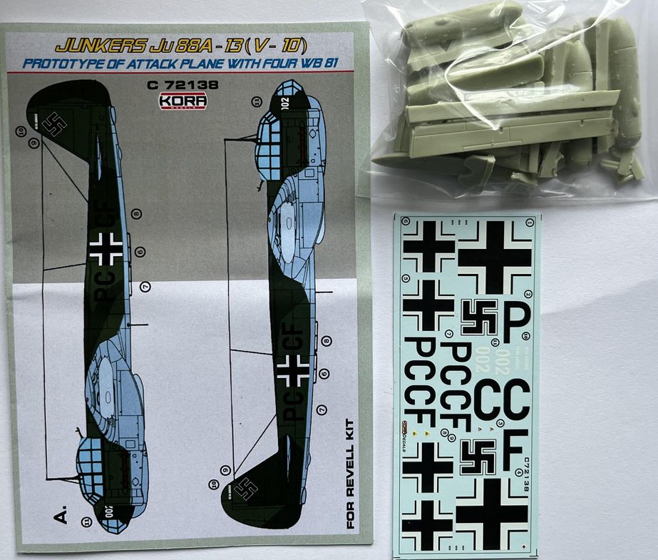 Kora KORC72138 1:72 Junkers Ju-88A-13