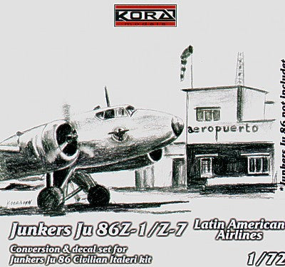 Kora KORC7241 1:72 Junkers Ju-86Z-1/Z-7 Latin American Airlines
