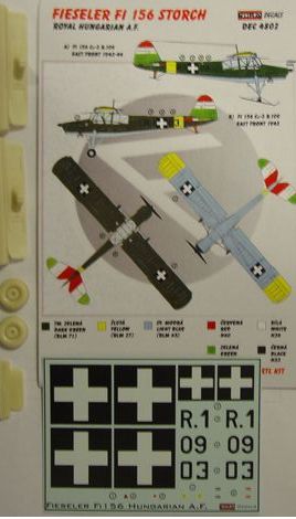 Kora KORD4802 Fieseler Fi-156C Storch Royal Hungarian AF 1:48