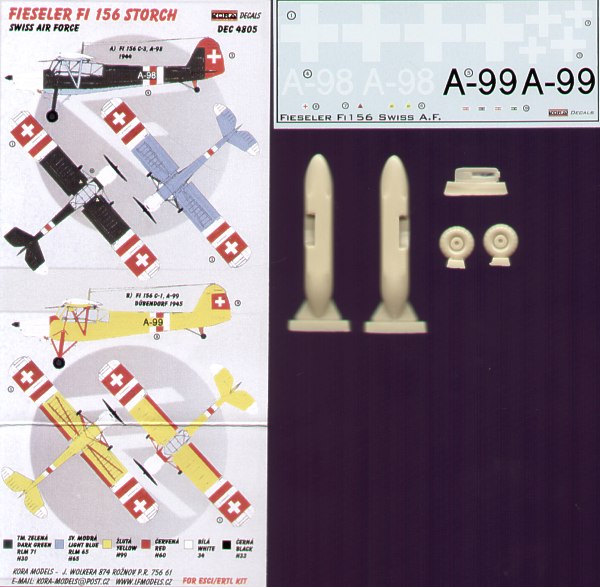 Kora KORD4805 1:48 Fieseler Fi-156C-3 'Storch'