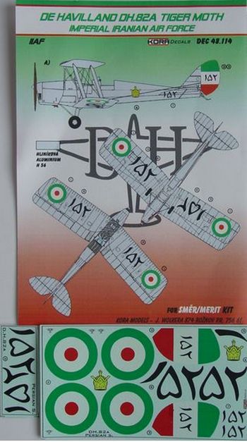 Kora KORD48114 1:48 de Havilland DH.82A Tiger Moth