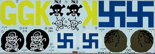 Kora KORD4830 1:48 Gloster Gladiator Mk.II on skis Decals Finland