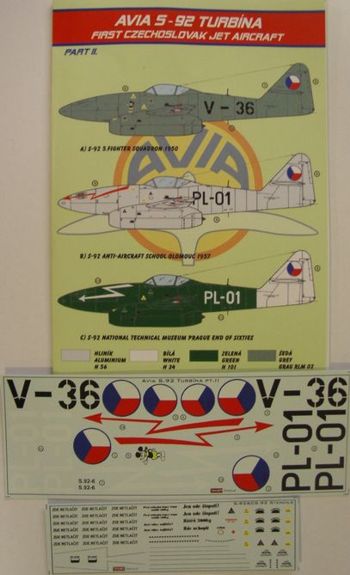 Kora KORD4884 1:48 Avia S-92 Turbina