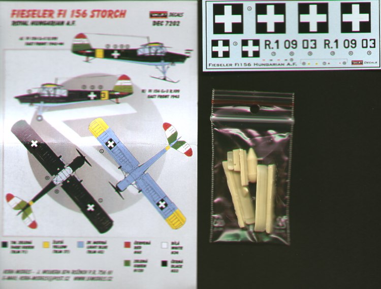 Kora KORD7202 1:72 Fieseler Fi-156C-3 Storch Royal Hungarian Air Force service