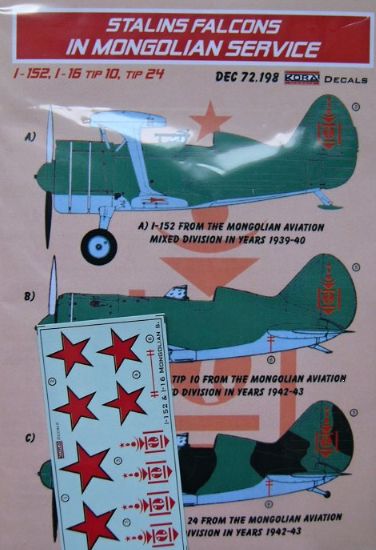 Kora KORD72198 1:72 Stalin's Falcons in Mongolian service