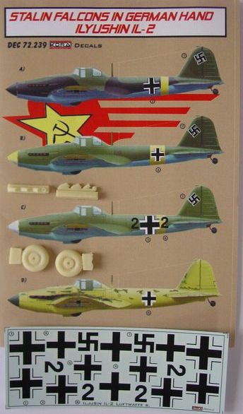 Kora KORD72239 1:72 Stalin Falcons in German Hands Ilyushin IL-2