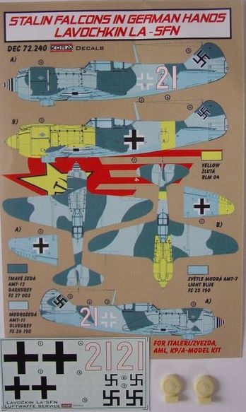 Kora KORD72240 1:72 Stalin Falcons in German Hands Lavochkin La-5FN