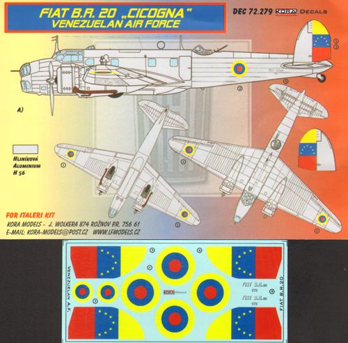 Kora KORD72279 1:72 Fiat BR.20 CICOGNA